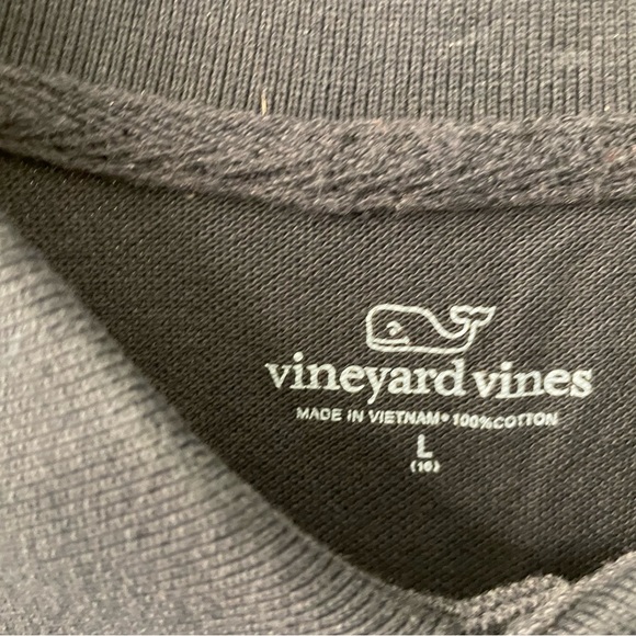 Vineyard Vines boys holiday navy polo NWOT - Picture 3 of 4